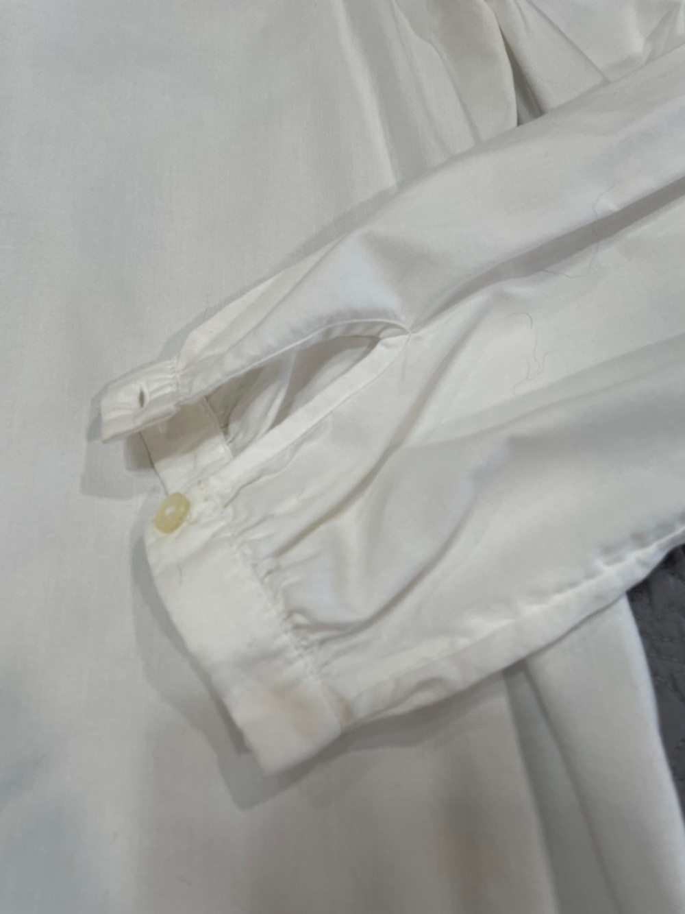 LOFT White Ruffle-Trim Blouse MP - Picture 5 of 11